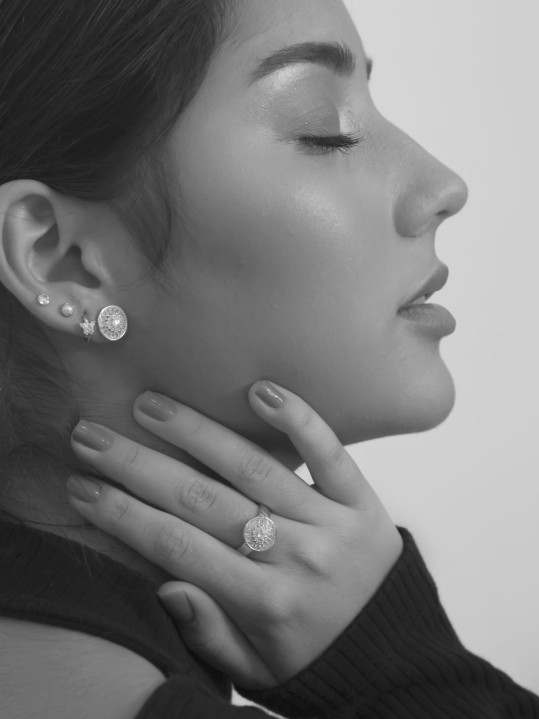 Handmade ring close-up