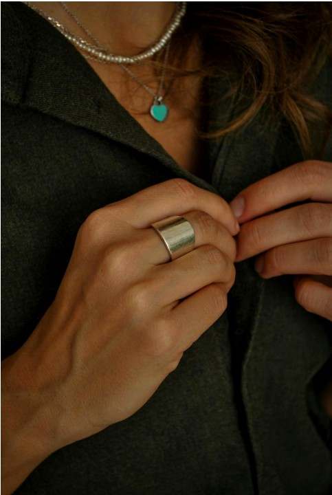 Antique ring close-up