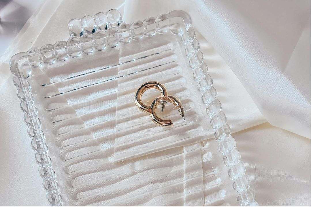 Hammered texture wedding band
